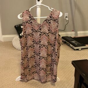 Maurices Multicolor Patterned Tank Top